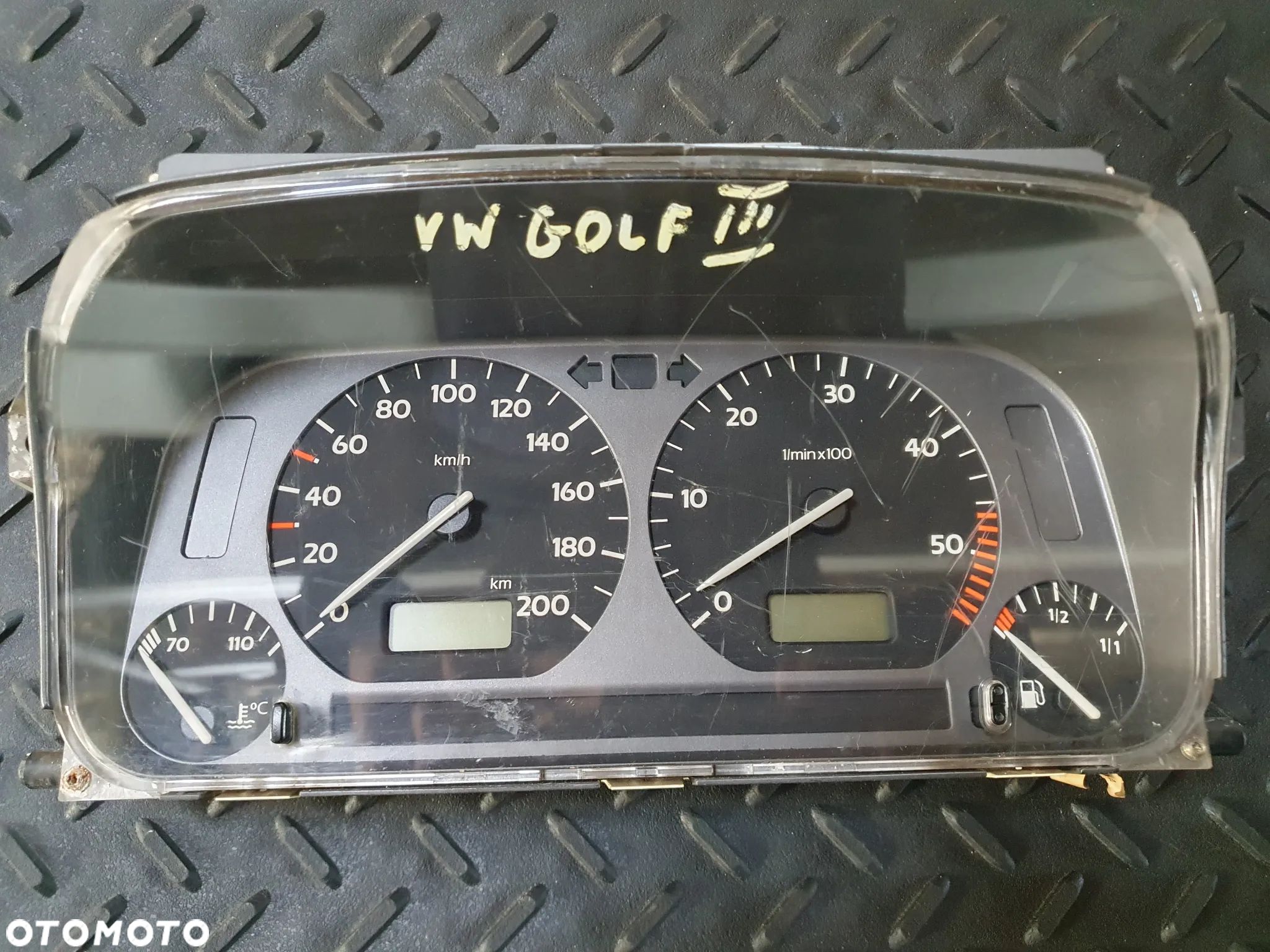 VW GOLF III LICZNIK ZEGARY PRĘDKOŚCIOMIERZ 1H0919860H - 1