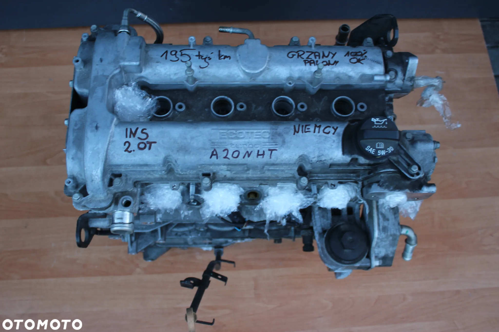 SILNIK SŁUPEK OPEL INSIGNIA A ASTRA J 2.0 TURBO A20NHT 195000KM NIEMCY - 2