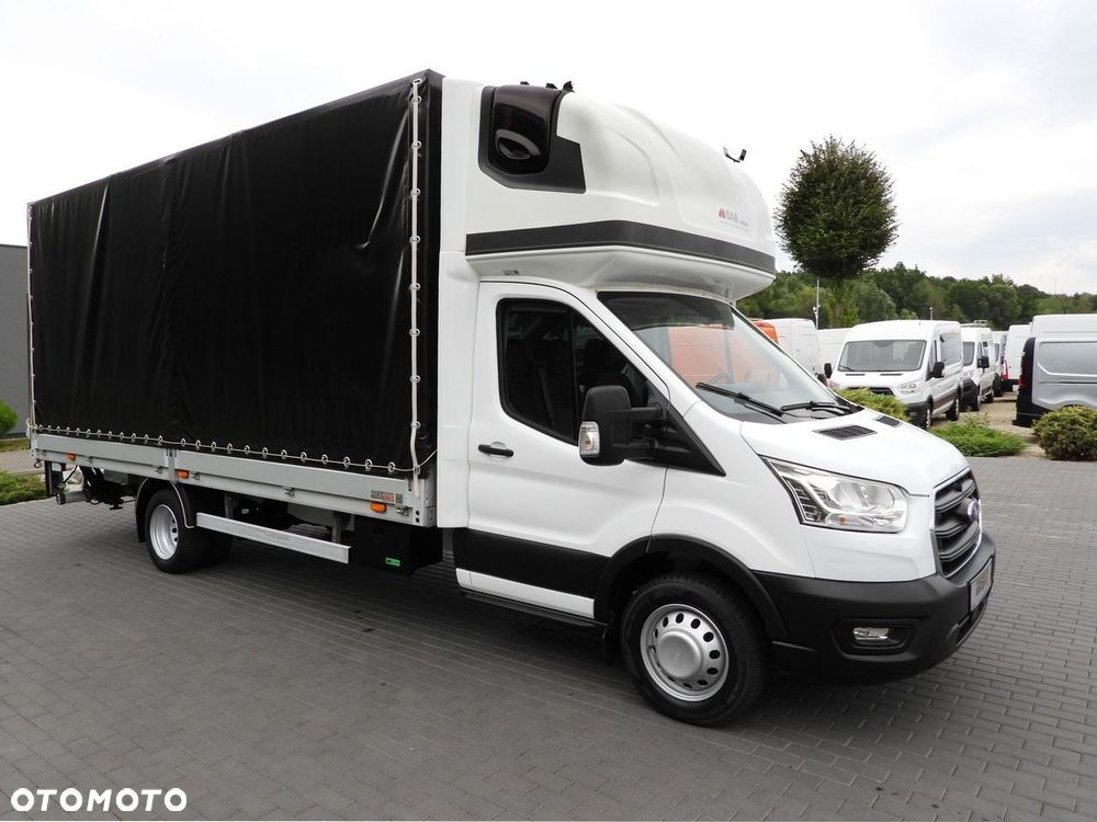 Ford TRANSIT PLANDEKA WINDA 10 PALET TEMPOMAT BLIŹNIACZE KOŁA KLIMATYZACJA  130KM - 5