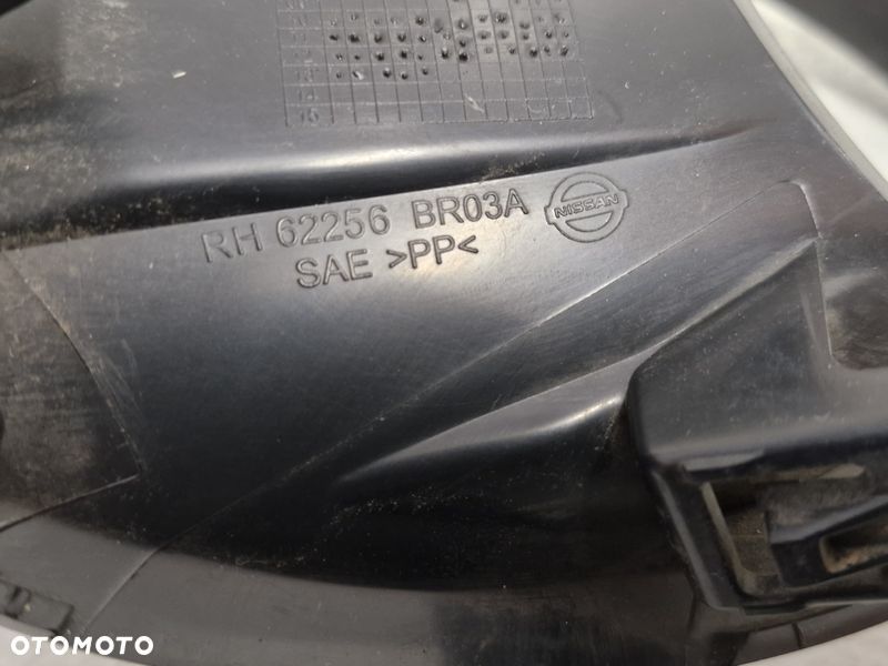 qashqai j10 ramka oprawka osłona halogenu prawy przód prawa przednia 62256br03a - 6