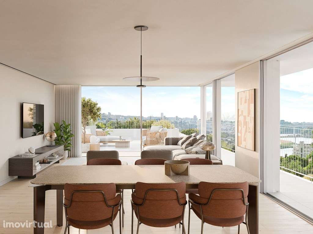 Apartamento T2 com jardim, em condomínio fechado, em Gondomar - Grande imagem: 2/57