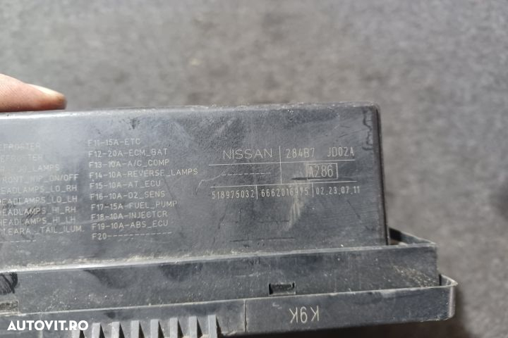 Panou sigurante si relee 518975032 284B7 JD02A MX1253 Nissan Qashqai - 4