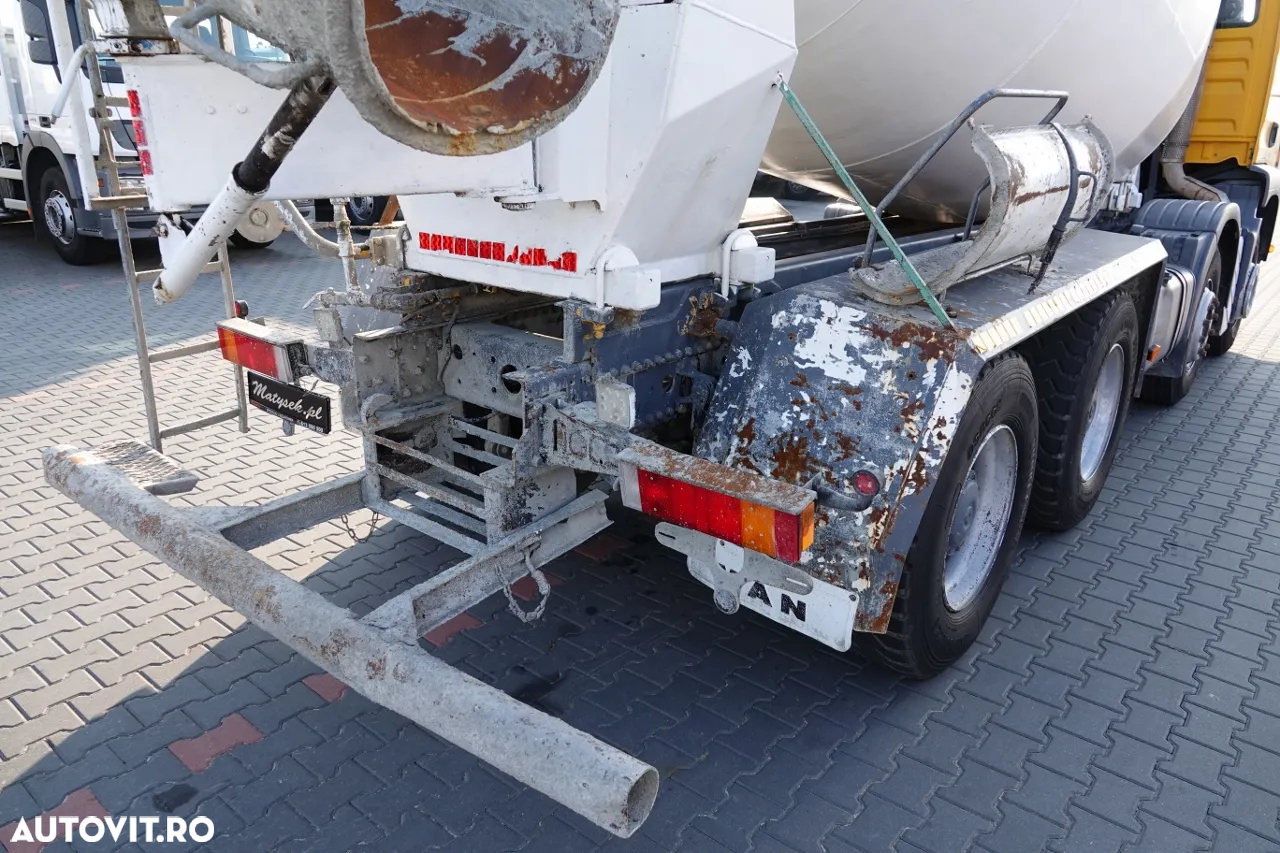 MAN TGA 35. 360 / 8x4 / LIEBHERR 9mc / BETONIERE / PEAR / MANUAL / BETONIERE / - 15