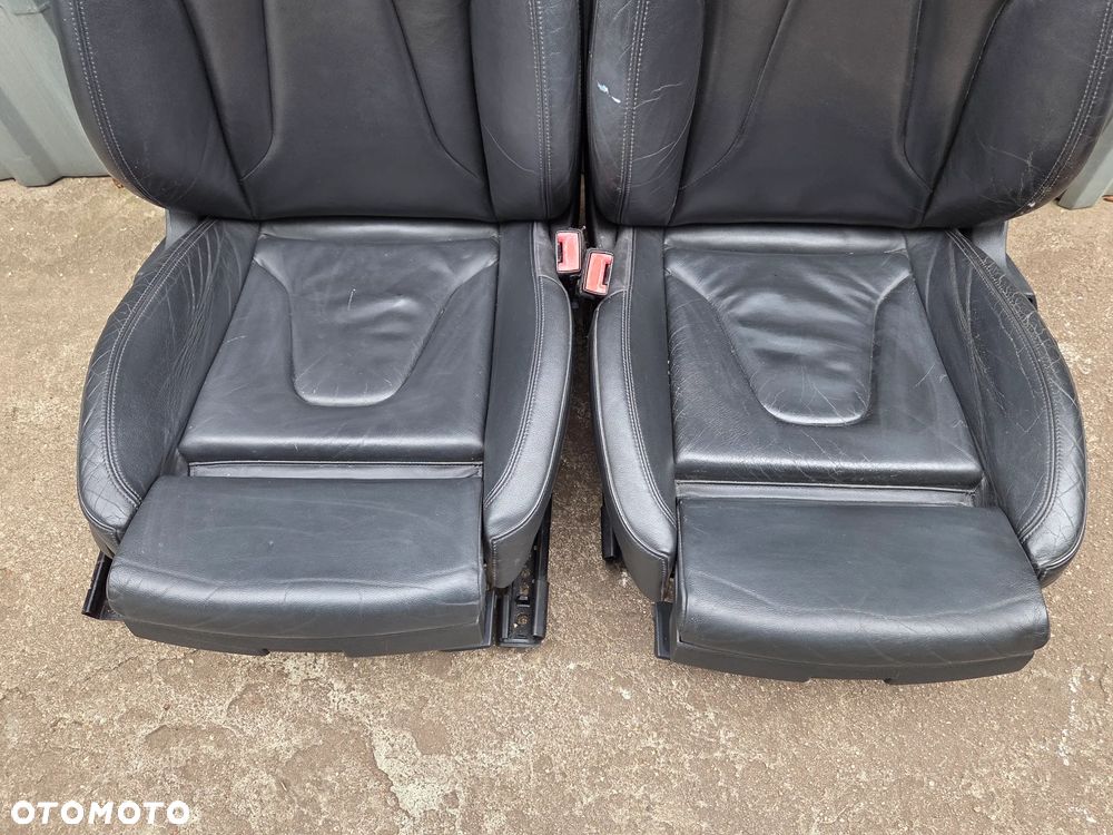 AUDI A4 B8 KOMBI FOTEL FOTELE PRZÓD PRZEDNIE KANAPA TAPICERKA BOCZKI KPL SKÓRA POMORSKIE - 4