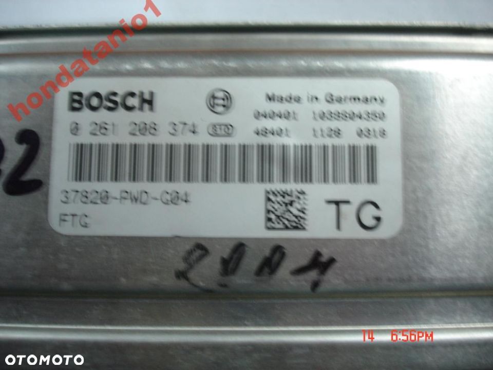 Honda JAZZ 2001-08 1.2 KOMPUTER SILNIKA ECU - 1