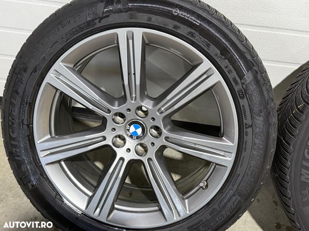 Jante Bmw X5 G5, X6 G6, originale, 20 inch, anvelope iarna Michelin, senzori presiune originali - 5