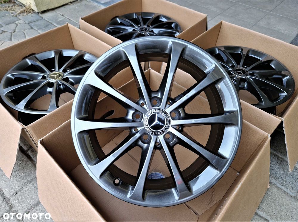 Alufelgi 17 Chrom Shadow ! Mercedes A B C CLA GLA V Vito Viano 5x112 726# - 4