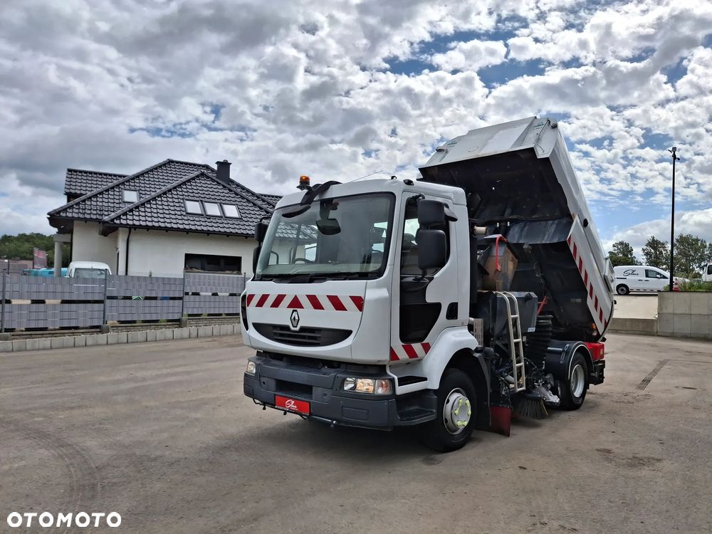 Renault Midlum 220 Zamiatarka Johnston VS500 Szczotki L/R Obie Strony Napęd Hydrostatyczny 2012r - 10