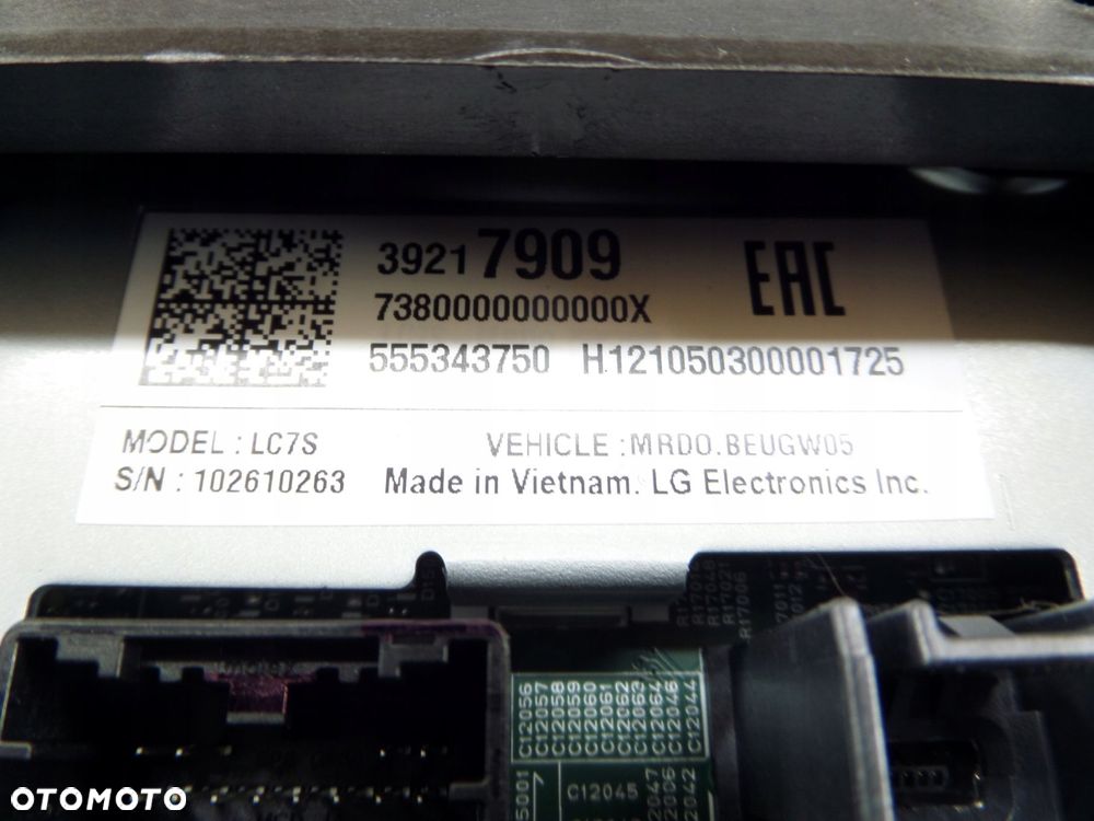 wyswietlacz ekran navi nawigacji radia panel opel astra k v 39217909 - 6