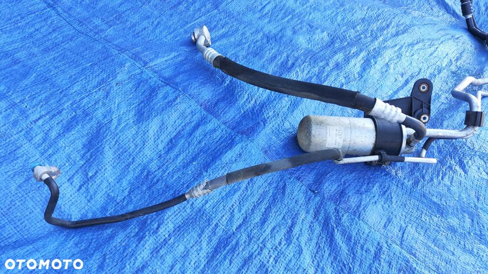 PRZEWÓD PRZEWODY OSUSZACZ KLIMATYZACJI KOMPLET AUDI A6 C6 LIFT 2.0 TDI - 4