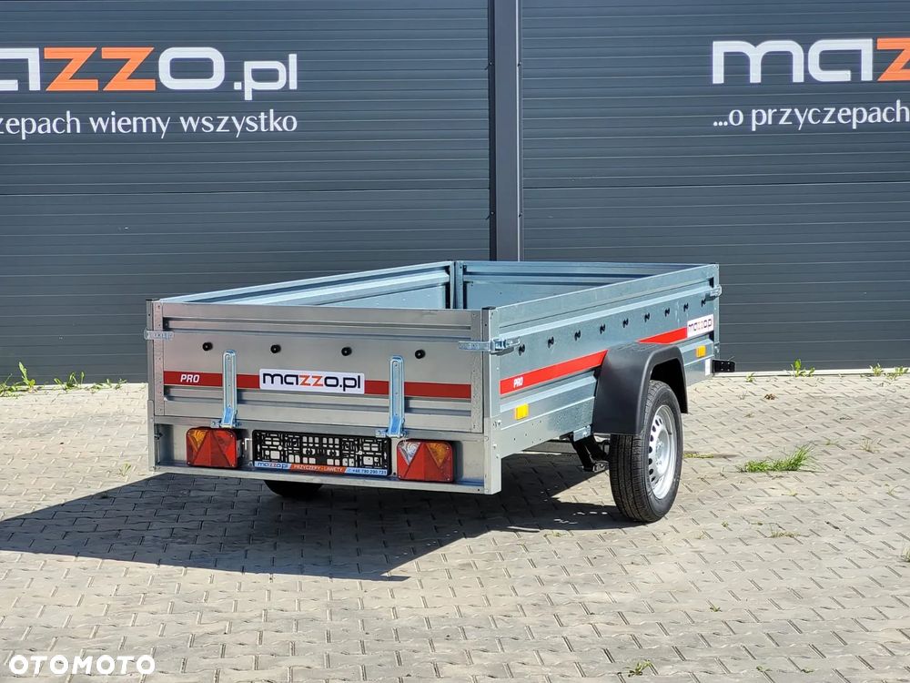 TEMARED Dostawa przyczepka 263x125x40cm DMC750kg RESOR 3-PIÓROWY I AMORTYZATOR - 7