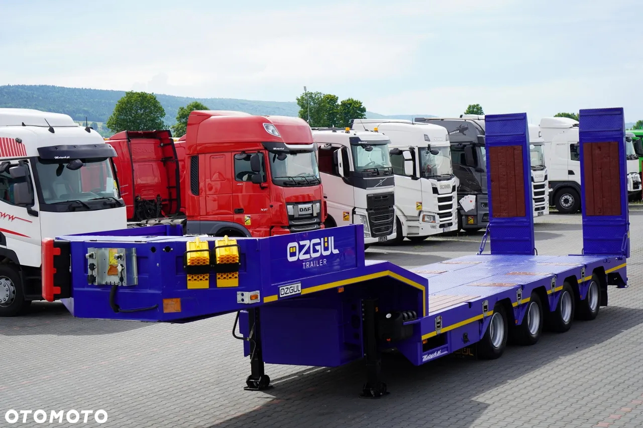 Faymonville OZGUL  NACZEPA LAWETA / LW4 / NISKOPODWOZIOWA / POSZERZANA / 4 OSIE /  12 M / NAJAZDY HYDRAULICZNE / SPROWADZONA - 4