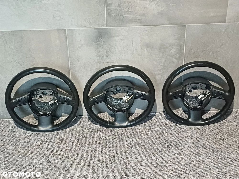 NR 593 Kierownica multifunkcja Audi A6 C6 trójramienna skóra 4F0419091H - 2