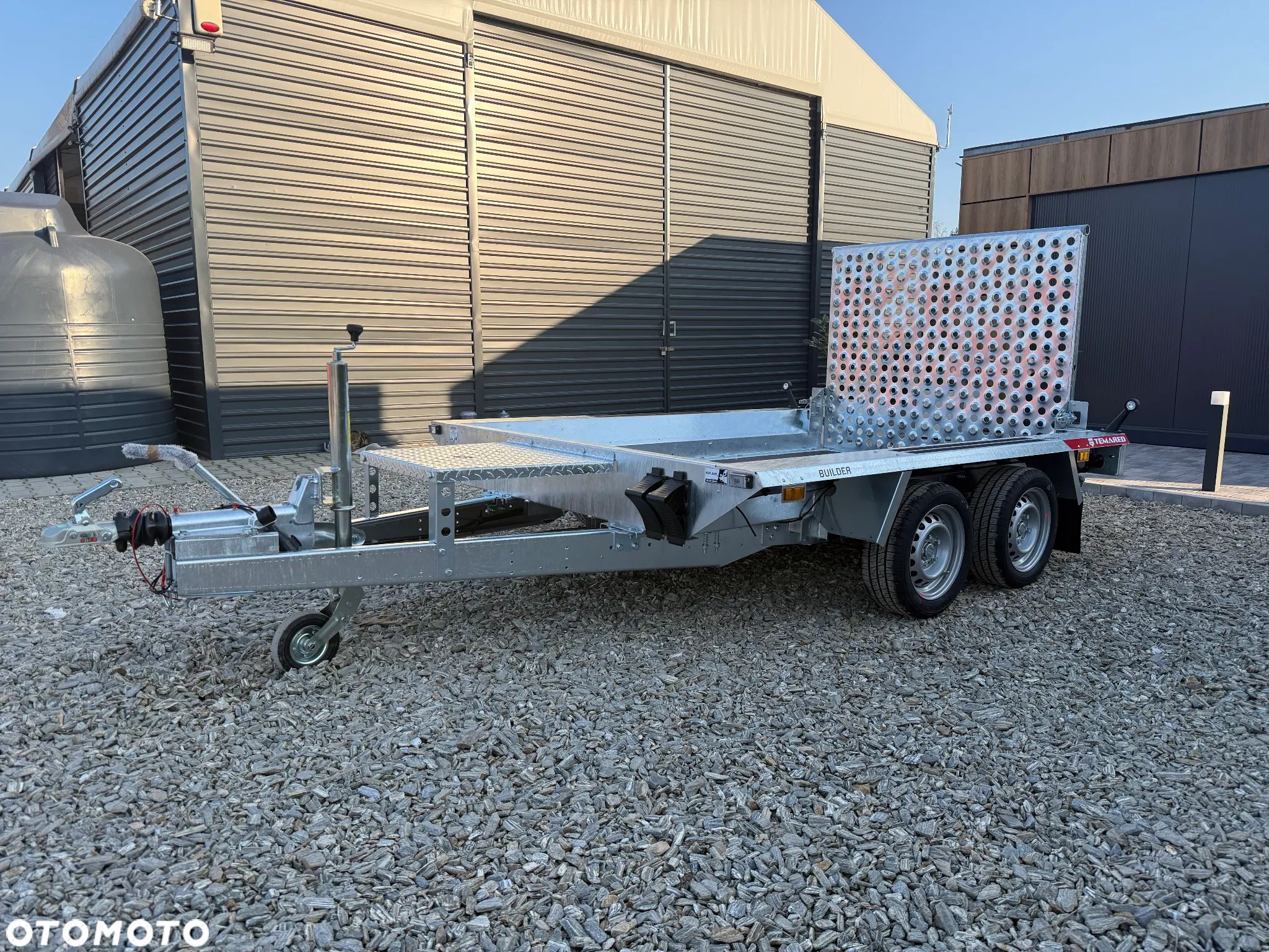 Przyczepa Laweta pod mini-koparkę Temared Builder 2615- 2,6x1,5m - 1