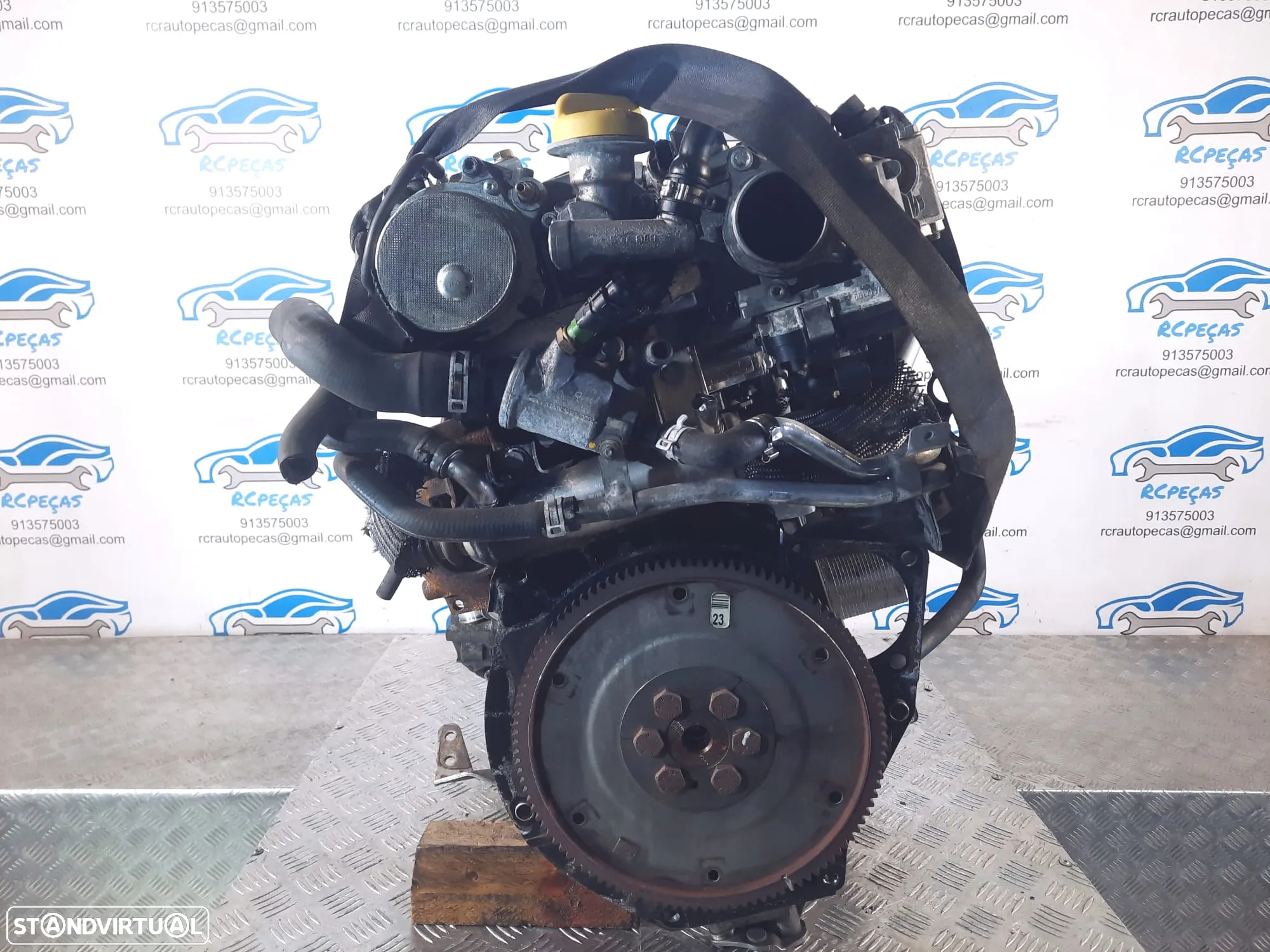 MOTOR COMPLETO 1.9 TID 16V 150CV Z19DTH SAAB 9.3 93 9-3 OPEL VECTRA C ZAFIRA B ASTRA H MOTOR ARRANQUE ALTERNADOR BIMASSA COMPRESSOR AR CONDICIONADO BOMBA DIRECAO DIREÇÃO TURBO INJETOR INJETORES - 2