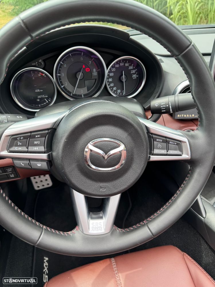 Mazda MX-5 MZR 2.0 RF Sky.Excell. Navi Brown Leather - 23