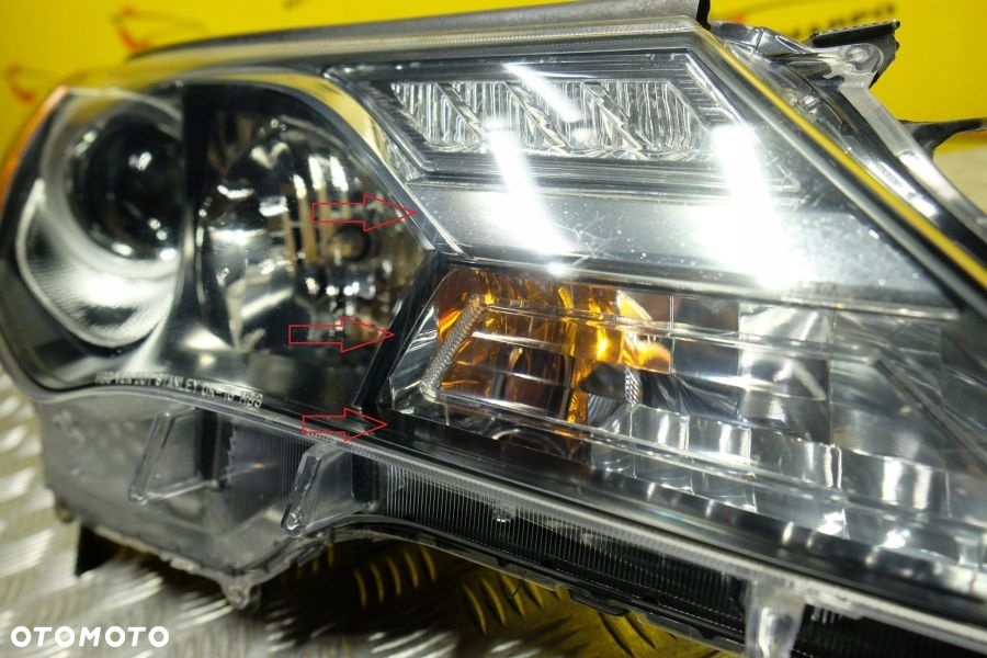 TOYOTA RAV4 2013- REFLEKTOR LAMPA PRAWA ZWYKŁA SOCZEWKOWA USA - 9