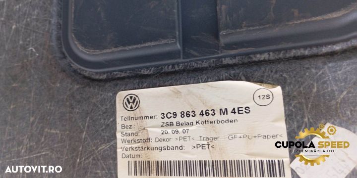 Mocheta portbagaj 3C9863463M Combi Volkswagen VW Passat B7 [2010 - 20 - 2
