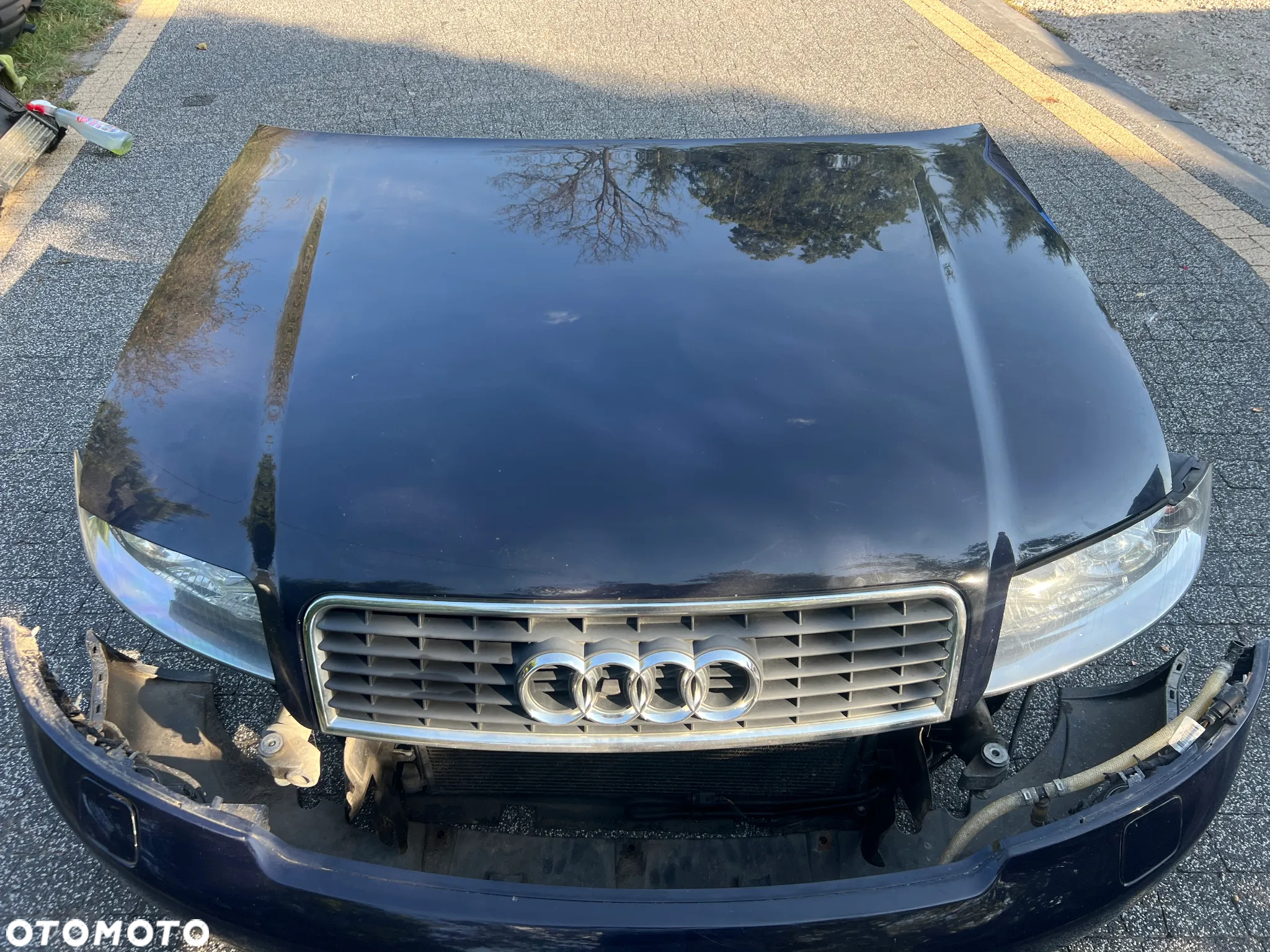 PRZÓD KOMPLETNY ZDERZAK PAS MASKA AUDI A4 B6 EUROPA KOMPLET LY5K - 2