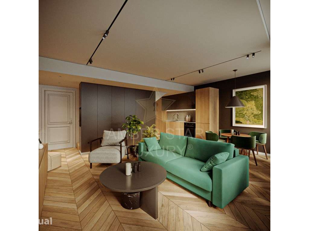 Apartamento T2 Duplex de 91m2 na Rua do Comércio do Porto - Grande imagem: 2/9