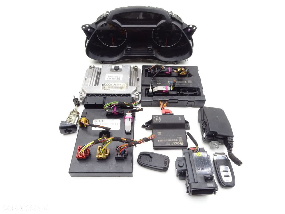 Zestaw startowy licznik komputer stacyjka moduł 8k1907115a audi a4 b8 1.8 t