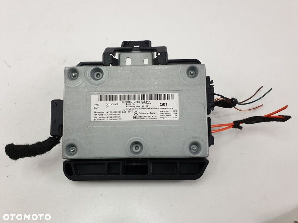 MODUŁ STEROWNIK HARMAN BECKER MERCEDES A2219005903 - 1