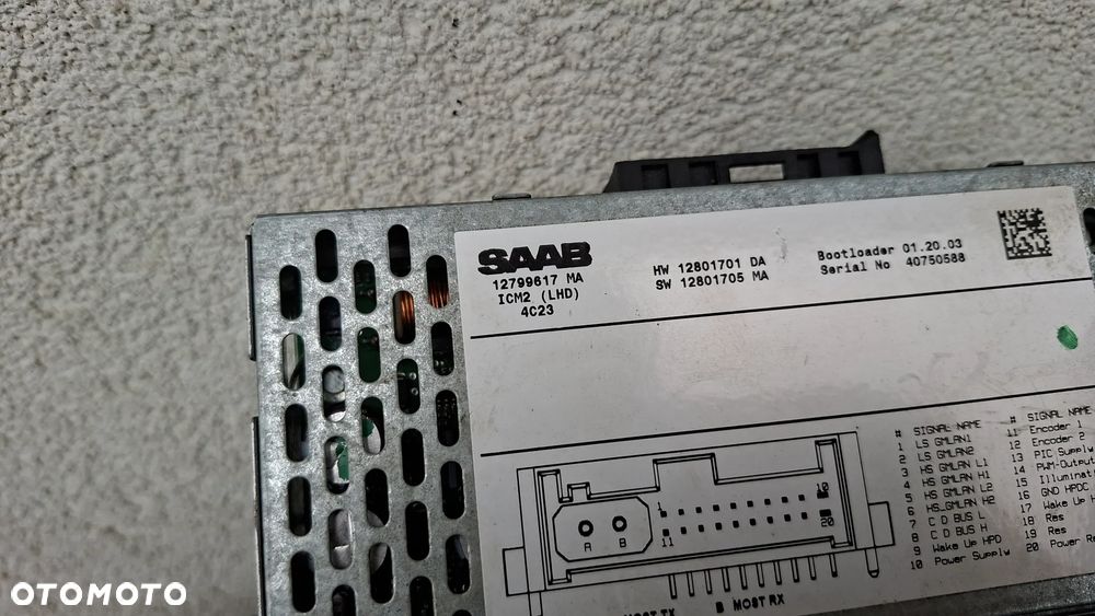 SAAB 9-3 II 02-07 RADIO ICM 2 12799617 - 2