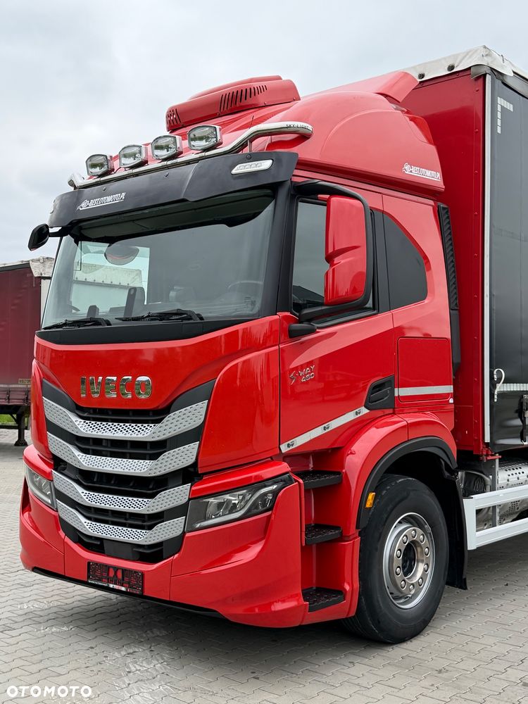 Iveco S-WAY 460 / FIRANKA / WINDA / 24 EUROPALETY / 6x2 / 3 OŚ PODNOSZONA I SKRĘTNA / SYPIALKA / AUTOMAT / 2021 ROK / SPROWADZONY - 10