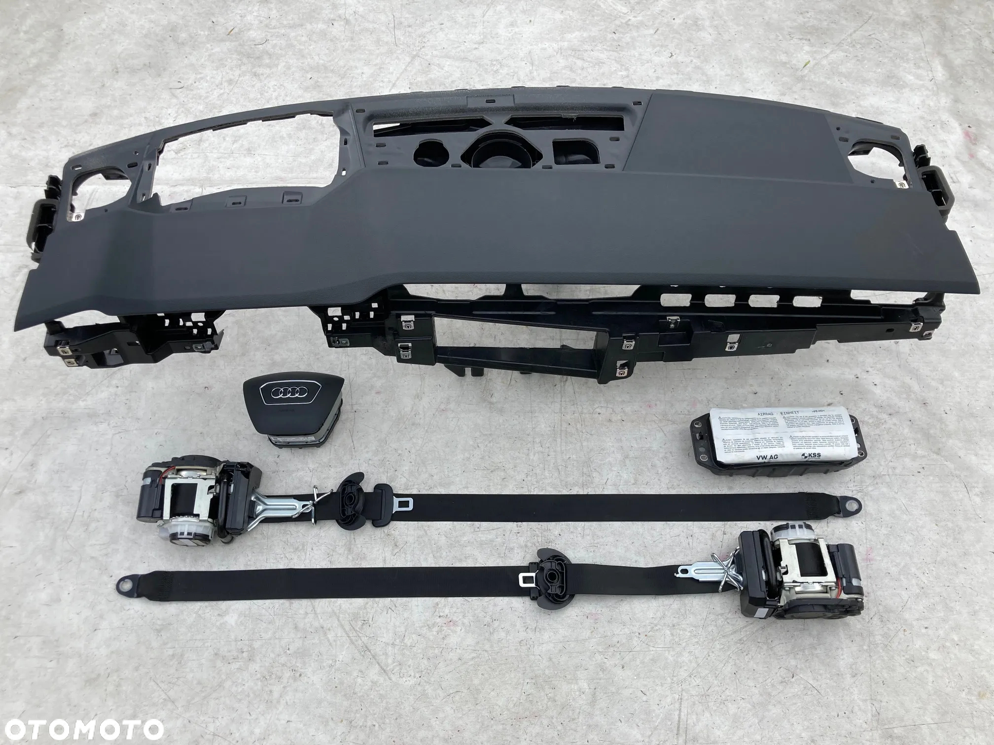 AUDI A6 S6 RS6 C8 A7 S7 RS7 4K DESKA Head Up KONSOLA KOKPIT PULPIT PÓŁKA PARAPET PODUSZKI POWIETRZNE AIRBAG KIEROWCY PASAŻERA  PASY PAS BEZPIECZEŃSTWA Oryginał Okazja - 2