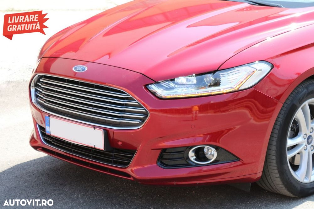Faruri LED DRL Ford Mondeo MK5 (2013-2016) Semnalizare Secventiala Crom- livrare gratuita - 15