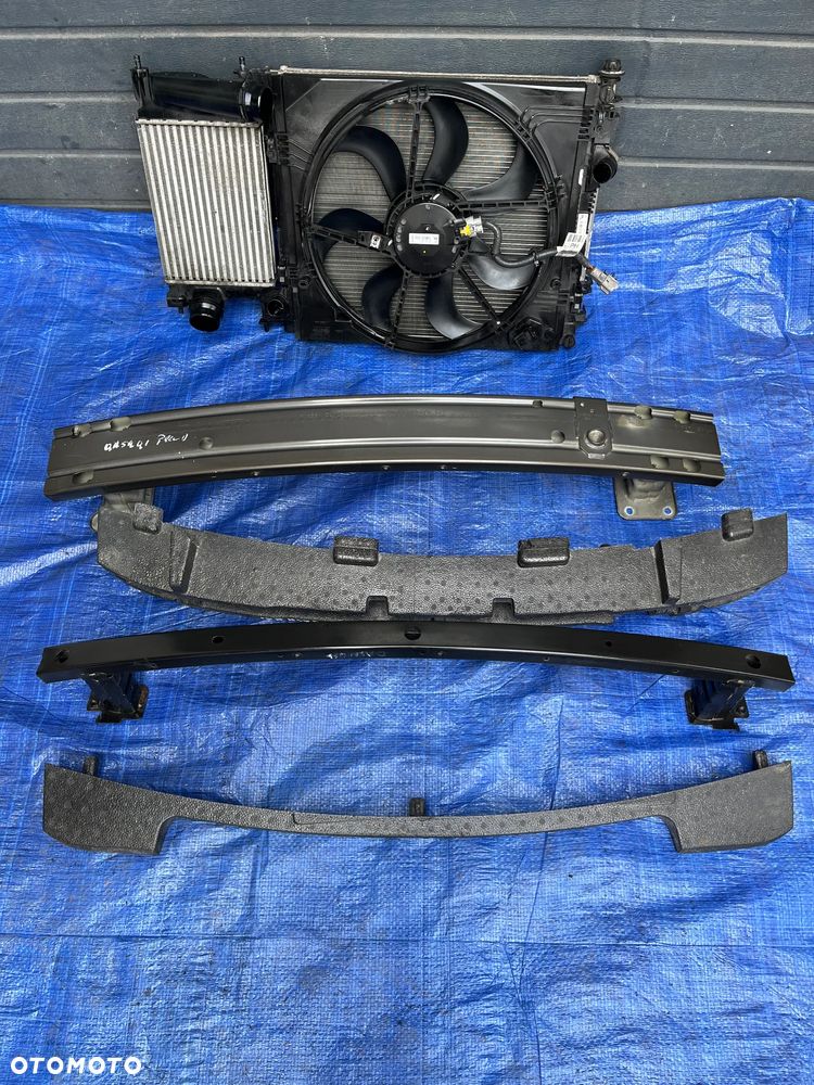 KOMPLETNY PAS PRZEDNI NISSAN QASHQAI J11 1.2  WZMOCNIENIE CHŁODNICA PODŁUŻNICE KOMPLET BELKA ABSORBER - 1