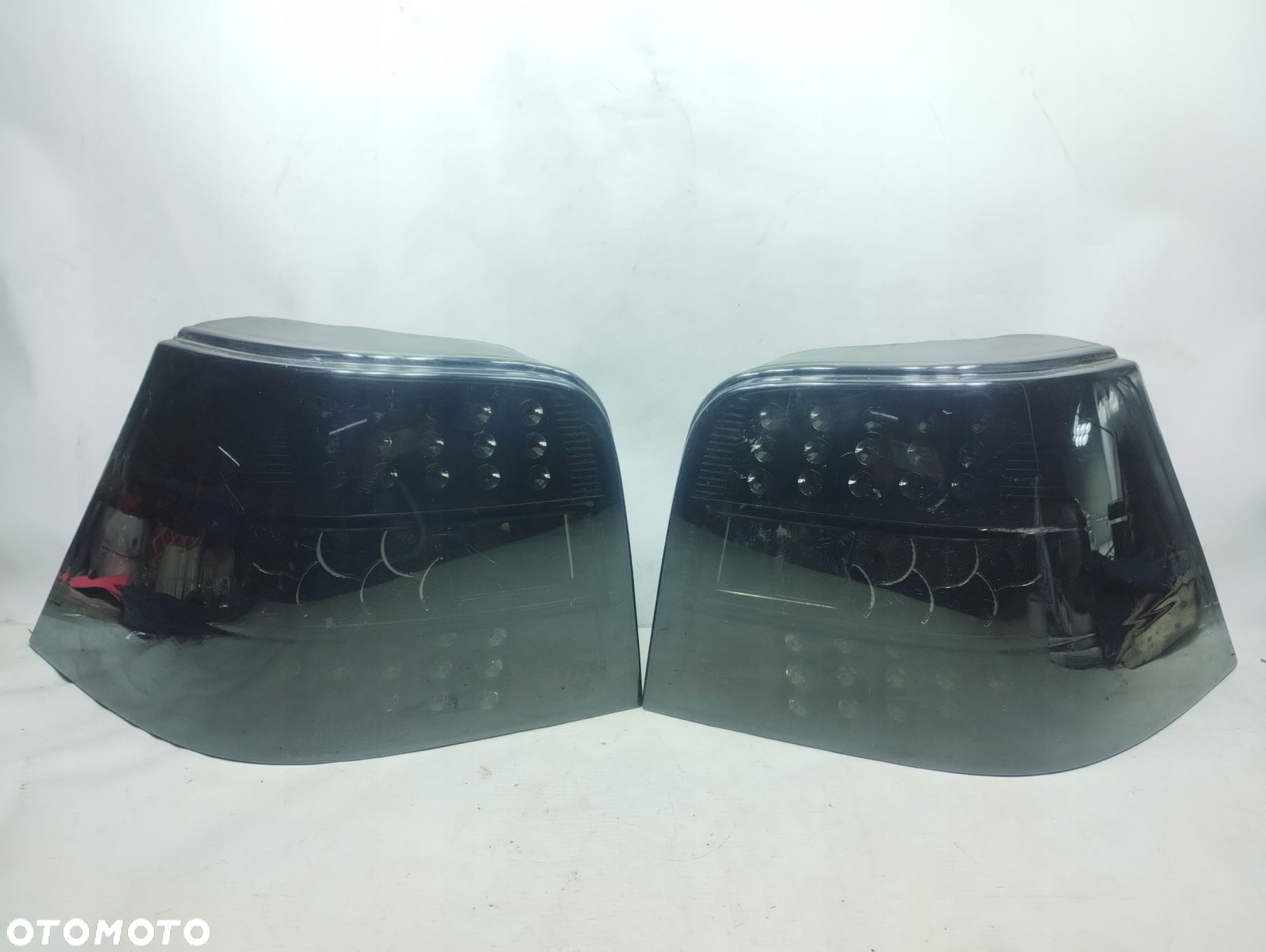 Vw Golf Iv Lampa Prawa Lewa Komplet Tył Tylna Led Tuning Czarna - 2