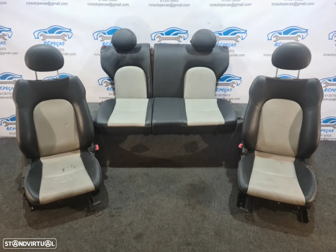 BANCO BANCOS PELE FRONTAL FRENTE TRASEIRO TRÁS AIRBAG MERCEDES BENZ CLASS C SPORT COUPE CL203 W203 - 8