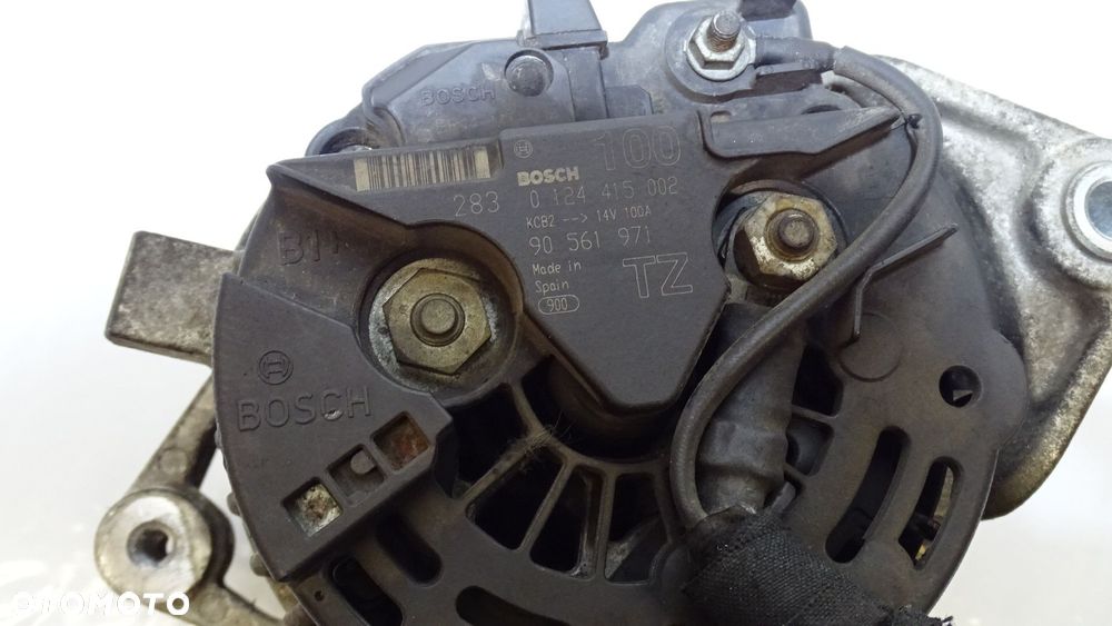 ALTERNATOR 100A OPEL VECTRA C 1.6 0124415002 90561971 - 4