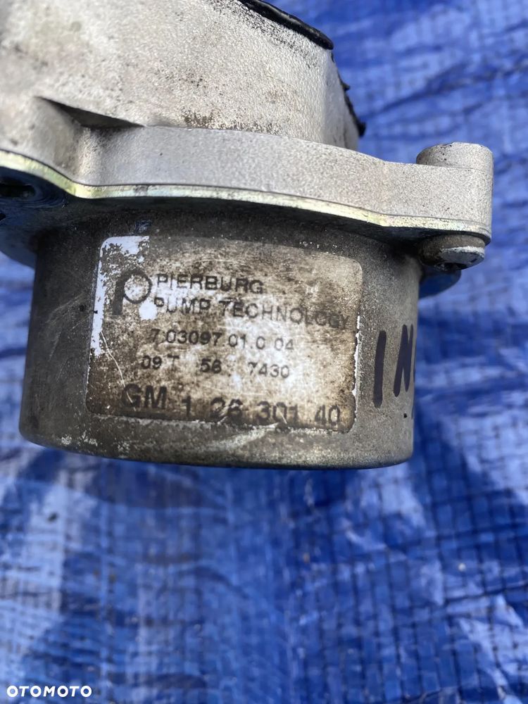 POMPA VACUM VACUUM PODCIŚNIENIA INSIGNIA A 2.0TURBO BENZYNA A20NHT  12630140 - 4