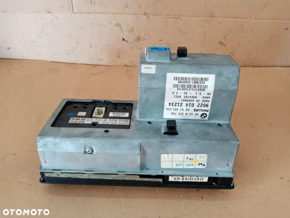 Radio radioodtwarzacz NAVI nawigacja BMW 5 E39 8374914B 8372759 - 5