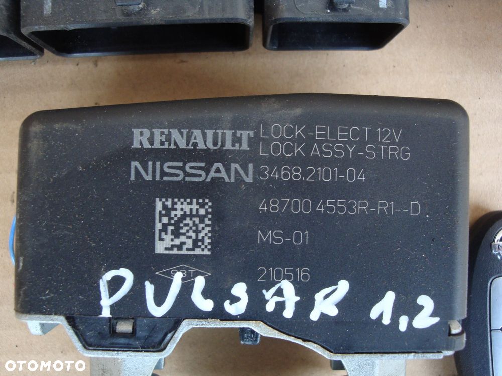 NISSAN PULSAR 1.2 T 14-18 KOMPUTER KLUCZYK STACYJKA ZESTAW - 5