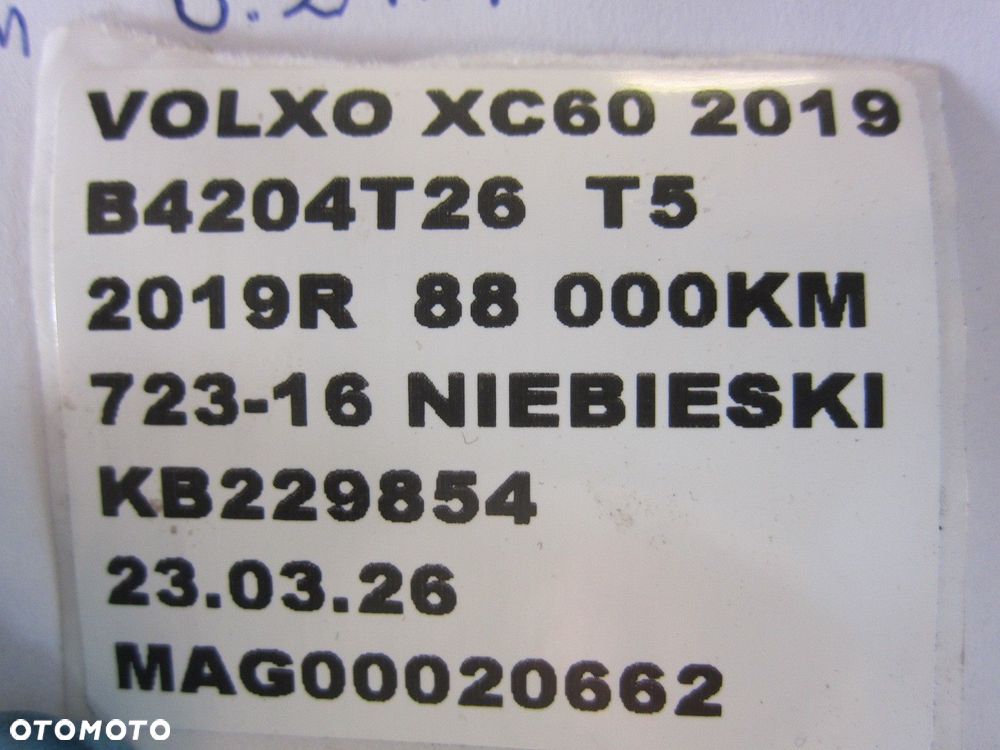 VOLVO XC60 II XC 60 20'' KOŁA FELGI ALUMINIOWE 8.0J ET52.5 KOMPLET 31680367 - 12
