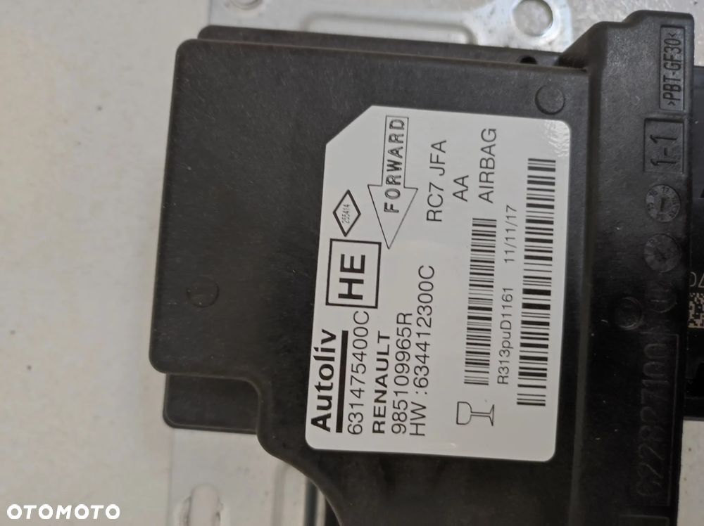 MODUŁ STEROWNIK SENSOR PODUSZEK RENAULT SCENIC IV 4 - 4