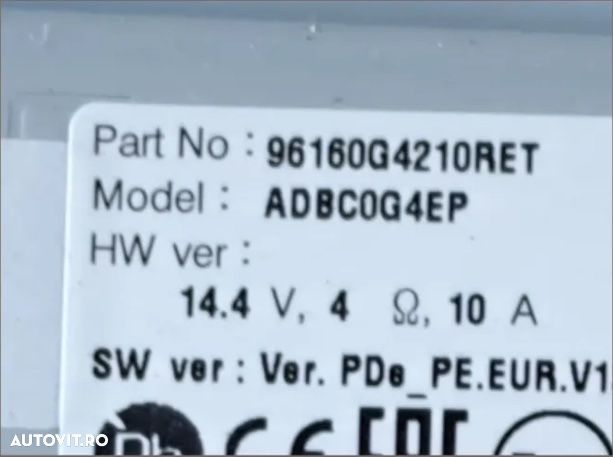 Sistem audio radio CD casetofon navigatie apple play android cu display afisaj mare Hyundai i30 PD PDE gen 3 2017-2024 - 5