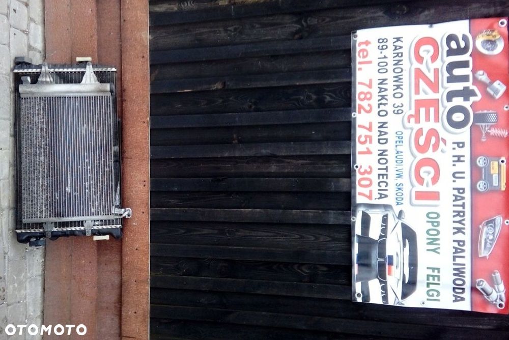 CHŁODNICA+WENTYLATOR SKODA FABIA II 1.2 1.4 - 1