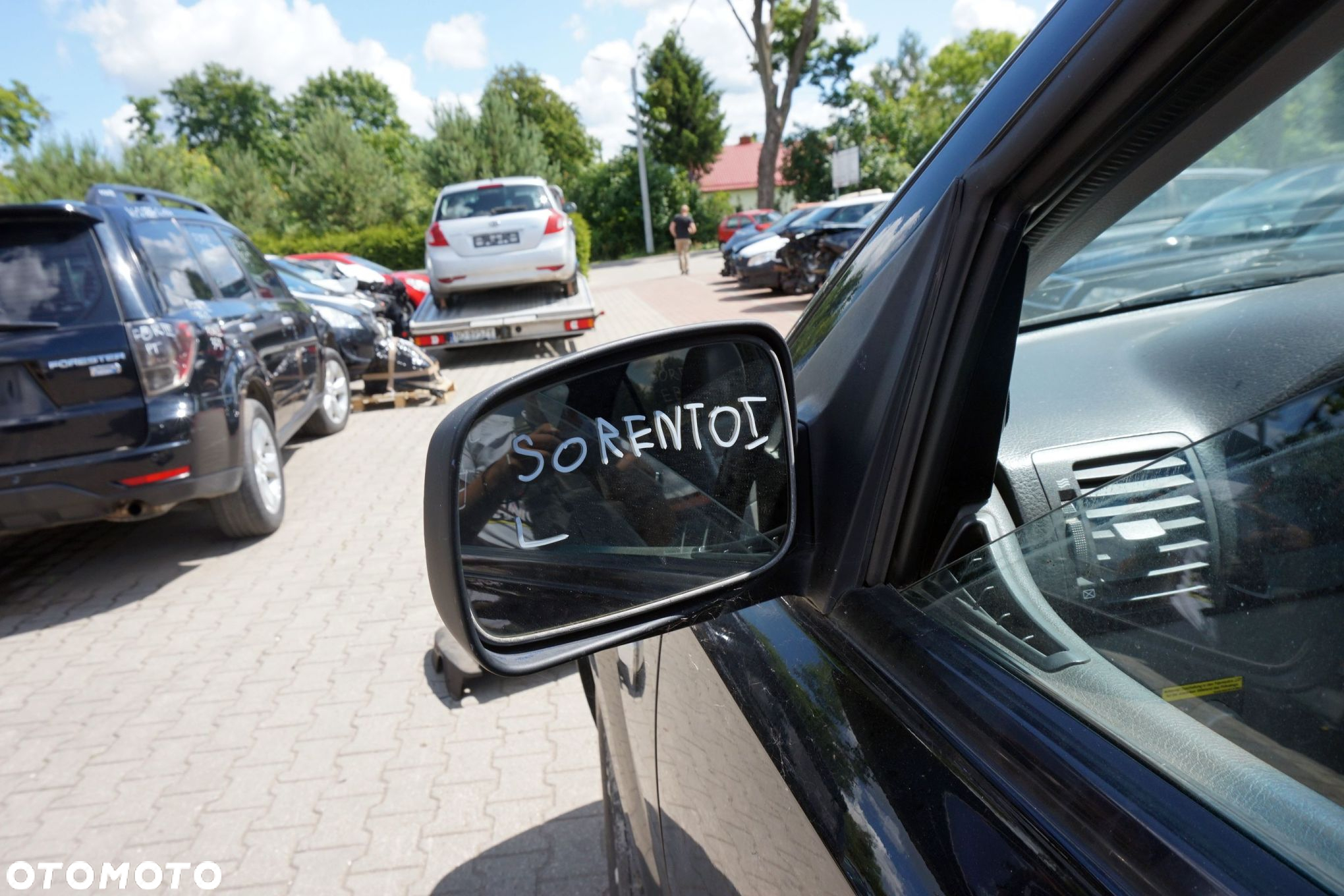 LUSTERKO ELEKTRYCZNE LEWE SORENTO I EB 87601-3E400-00 CZARNY KIA 2002-2007 - 3