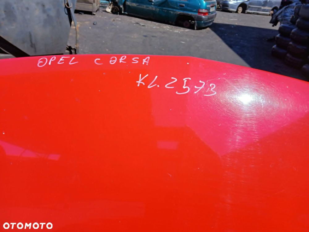 Opel Corsa C maska kod lakieru Z 573 - 2