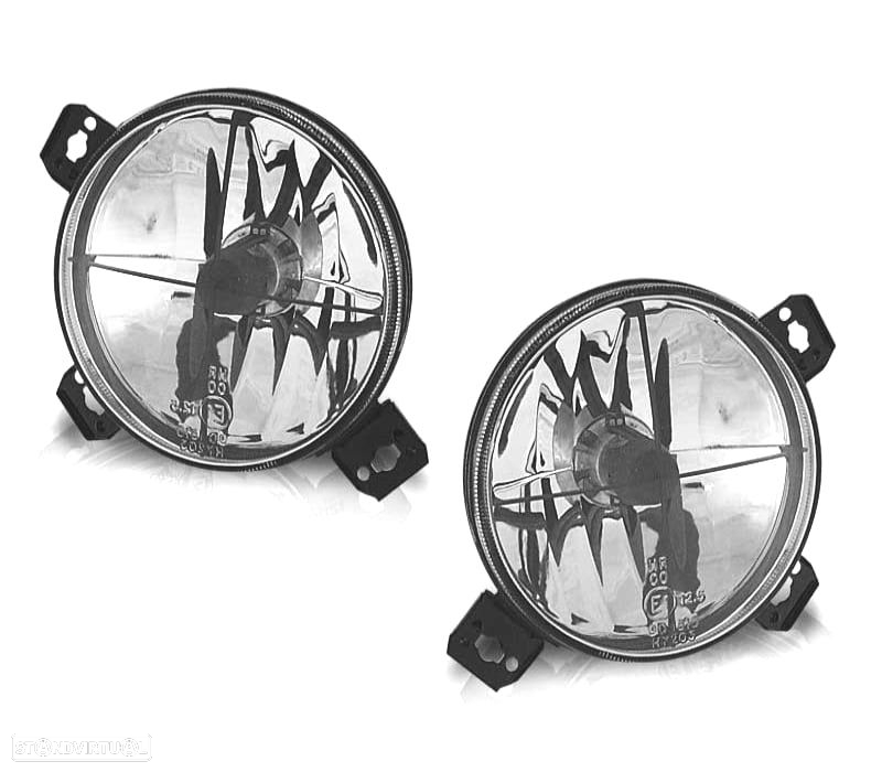 FARÓIS PARA VOLKSWAGEN VW GOLF MK2 83-91 CROMADO INTERNO - 2