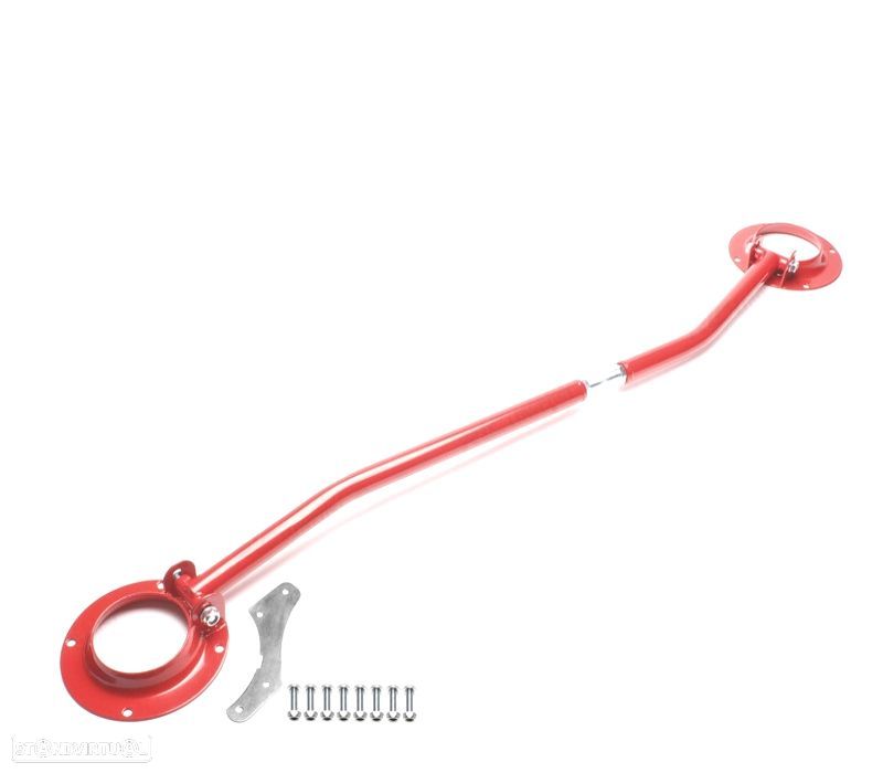 BARRA ANTI-APROXIMAÇÃO AJUSTÁVEL VOLKSWAGEN VW JETTA 2 84-91 VERMELHO - 1