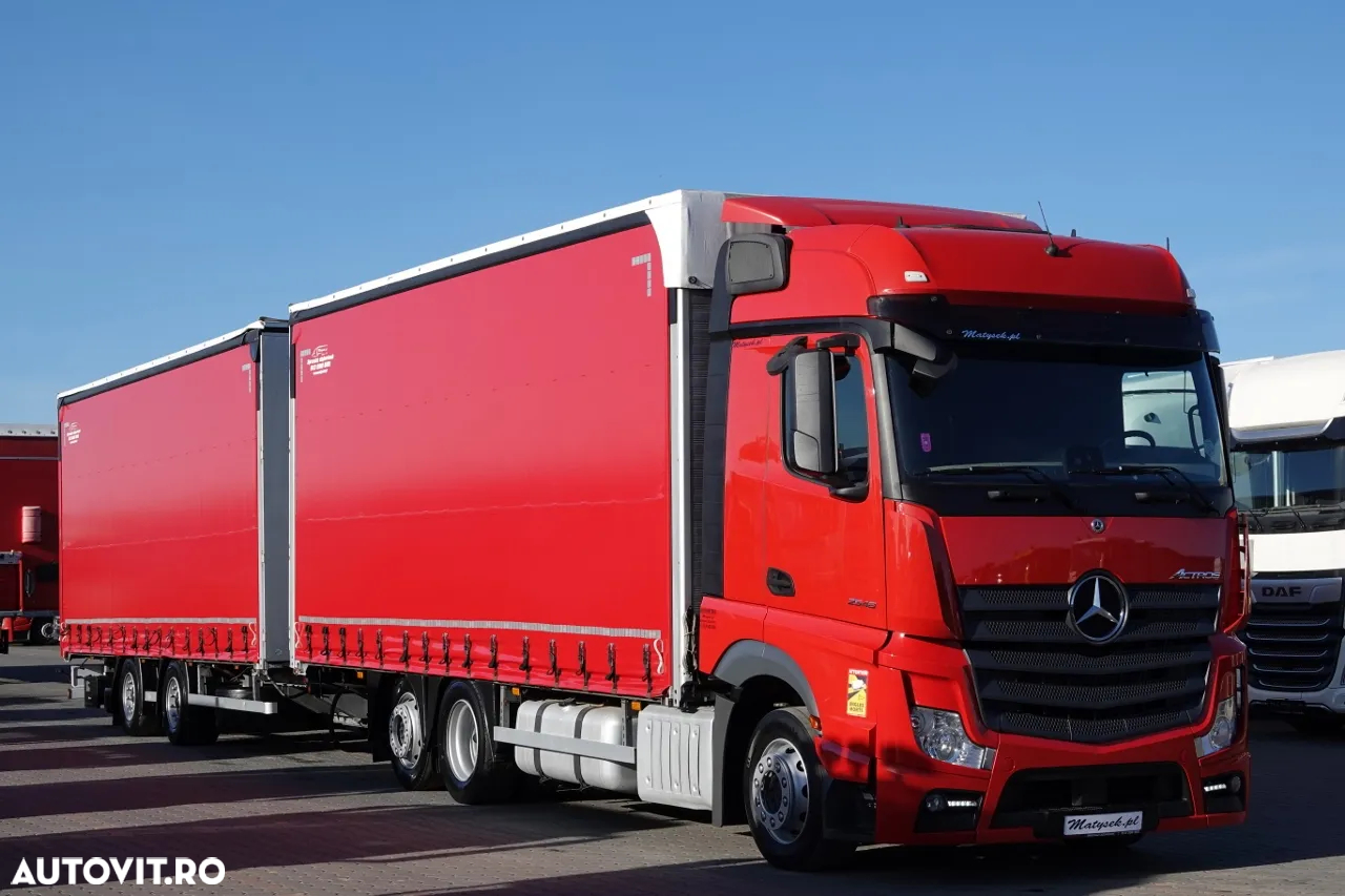 Mercedes-Benz ACTROS 2548 / SET TANDEM 120 M3 / TRANSPORTER / AER CONDITIONAT PARCARE / SPATIU MARE / DUPA CONTRACTUL DE SERVICII GOLDEN - 4