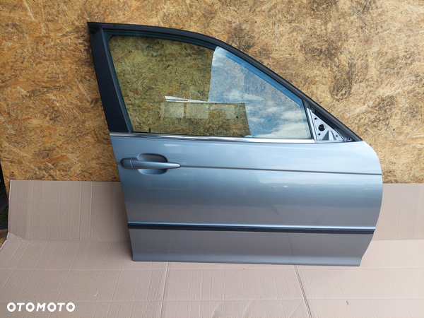 BMW E46 SEDAN KOMBI TOURING DRZWI PRAWE PRZEDNIE A08 SILBERGRAU