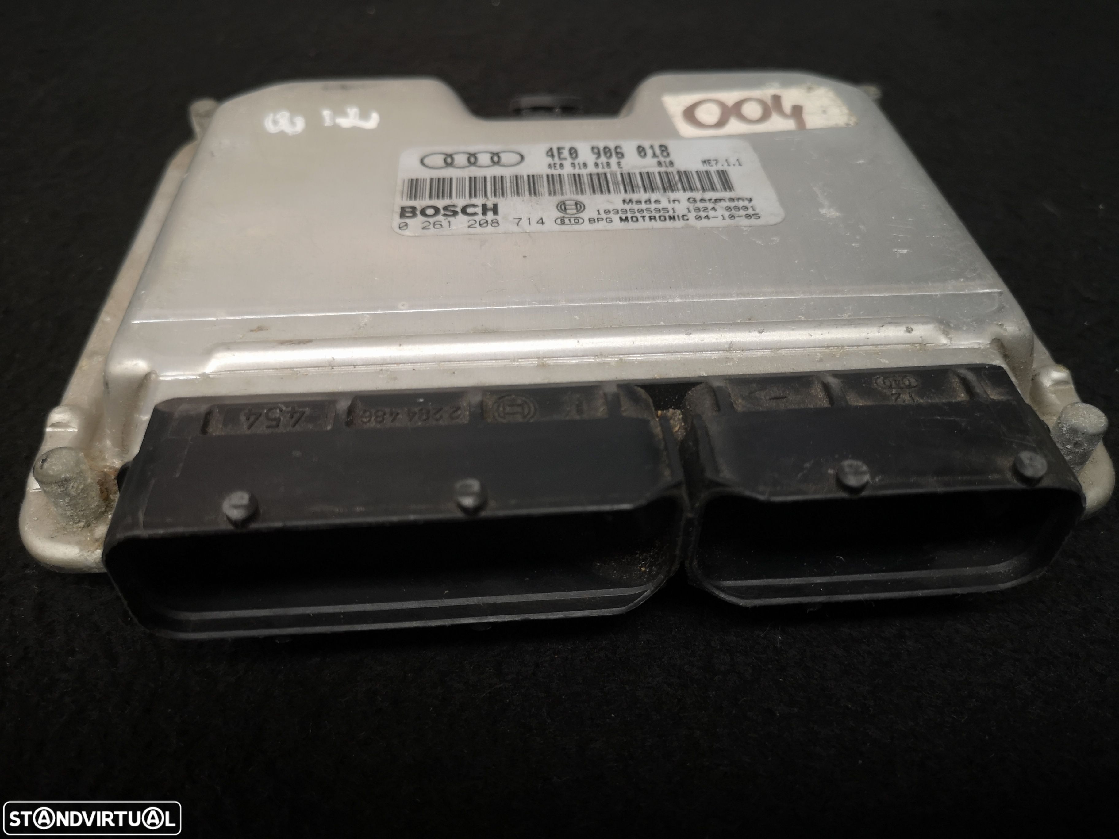Centralina de motor AUDI A8 D3 4e0 V12 6L 2004-2009 (4x no estoque) - 1