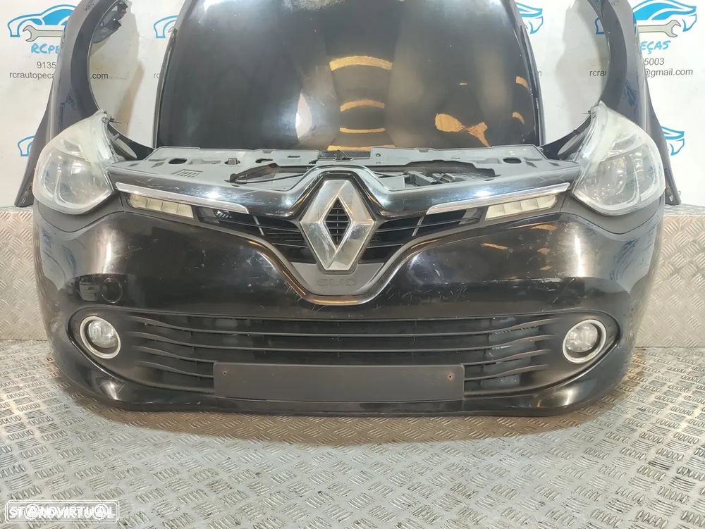 Frente Completa Renault Clio 4 IV - Fase 1 - Capot | Capo | Parachoque | Parachoques | Guarda Lamas | Lama | Radiador | Ventilador | Reforço | - 4