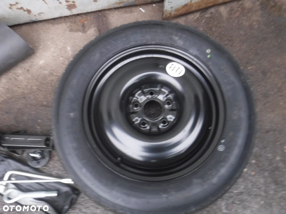 Nissan X Trail X-Trail T32 QASHQAI  KOLEOS II  ARKANA 2014< zestaw kolo dojazdowe klucz lewarek 5X114,3 17 155/90/17 - 2